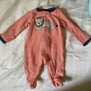 lion footie jammies